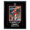 Frameworth RJ Barrett Signed Dunk Photo 8x10 Framed PhotoGlass