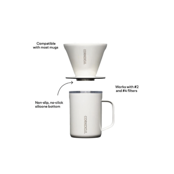 Corkcicle 16oz Coffee Pour Over Kit-OAT MILK - Image 2