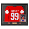 Frameworth Wayne Gretzky Signed Framed 1987 Canada Cup Jersey