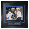 Frameworth Doug Gilmour and Wendel Clark Dual Signed Framed 16x20 Leafs Talking Photo