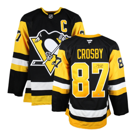Sidney Crosby Signed Jersey Pittsburgh Penguins Home Fanatics Premium