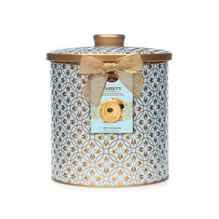 Mary Macleod's Embossed Variety Cookie Jar Tin