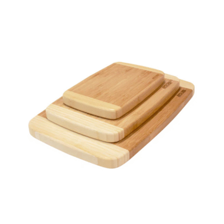 Joyce Chen Burnished Bamboo Cutting Board Bundle, 3 pack