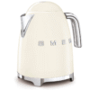 Smeg 50's Retro Style Aesthetic Electric Kettle - Cream