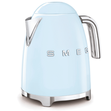 Smeg 50's Retro Style Aesthetic Electric Kettle - Pastel Blue
