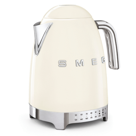 Smeg 50's Retro Style Aesthetic Variable Temperature Electric Kettle - Cream
