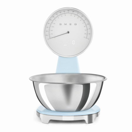 Smeg Analog and Digital Kitchen Scale - Pastel Blue