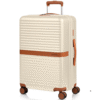 Champs Vintage II Collection Medium Check in Hard side Expandable Luggage, Ivory