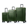 Champs Luxe II Hard Side 3-Piece Luggage Set, Green