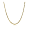 Oro Jewelry Gold Finish Steel Curb Chain