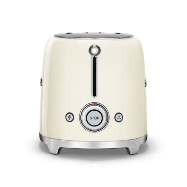 Smeg 50's Retro Style Aesthetic 2-Slice Toaster - Cream - Image 3