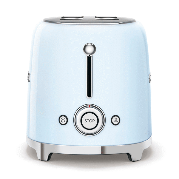 Smeg 50's Retro Style Aesthetic 2-Slice Toaster - Pastel Blue - Image 3