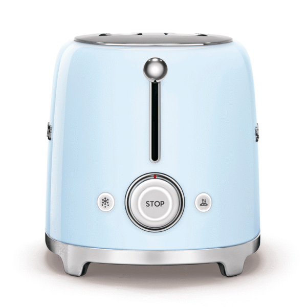 Smeg 50's Retro Style Aesthetic 2-Slice Toaster - Pastel Blue - Image 4