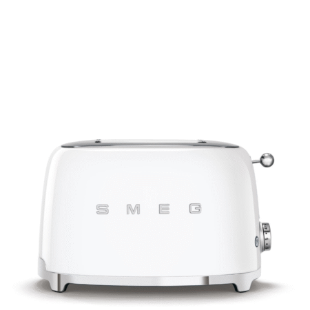 Smeg 50's Retro Style Aesthetic 2-Slice Toaster - White