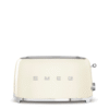 Smeg 50's Retro Style Aesthetic 4 Slice Toaster - Cream