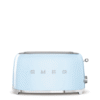 Smeg 50's Retro Style Aesthetic 4 Slice Long Slot Toaster - Pastel Blue