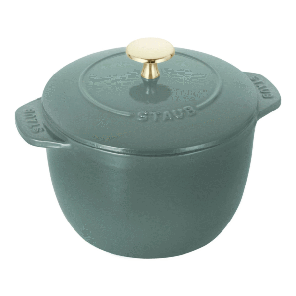 Staub 1.75L Cast Iron Rice Cocotte - Eucalyptus