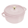 Staub 3.7L Cast Iron Round Cocotte - Sorbet Rose