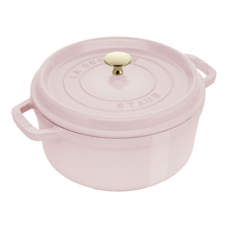 Staub 3.7L Cast Iron Round Cocotte - Sorbet Rose