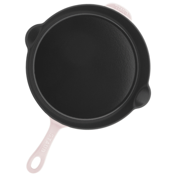 Staub 8.5 inch Cast Iron Traditional Deep Frypan - Sorbet Rose - Image 3