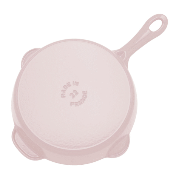 Staub 8.5 inch Cast Iron Traditional Deep Frypan - Sorbet Rose - Image 4
