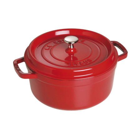 Staub 5.2L/5.5QT Round Cocotte - Cherry
