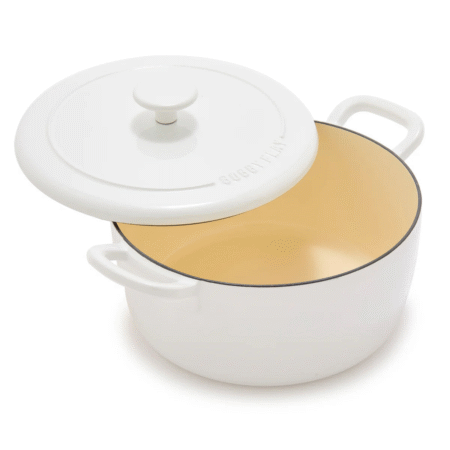 Bobby Flay by GreenPan Cast IronDutch Oven 26cm - Cream