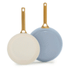 GreenPan ™ Reserve Pro Ceramic Non-Stick 2 Piece Fry Pans - Blue Haze