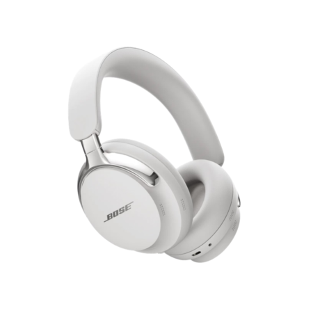 Bose QuietComfort Ultra Wireless Noise Canceling Over-Ear Headphones (White, 2nd Gen)