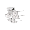 Demeyere Essential 5 Pots and pans setround silver 10