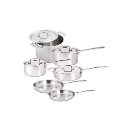Demeyere Essential 5 Pots and pans setround silver 10