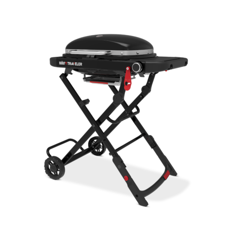 Weber Traveler Compact Propane Gas Grill - Black