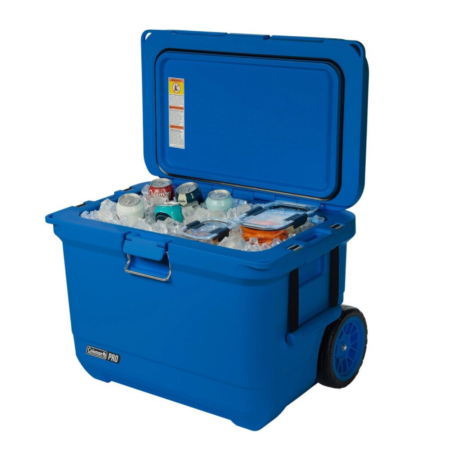 Coleman PRO 55QT Hard Cooler - Neptune Blue