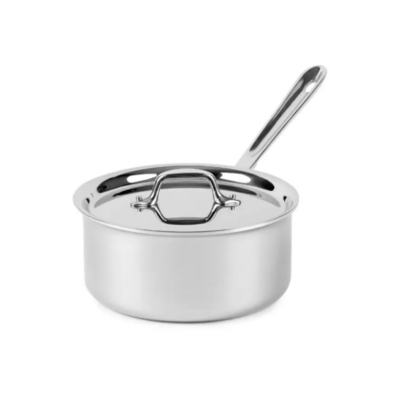 All-Clad d3 Stainless Steel 3qt Covered Saucepan