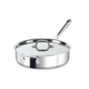 All-Clad d3 Stainless Steel 4qt Covered Sauté Pan 4404