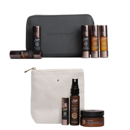 Saje Natural Wellness Pocket Farmacy Physical Best of Saje Remedy Kit&Sleep Well Restful Sleep Kit