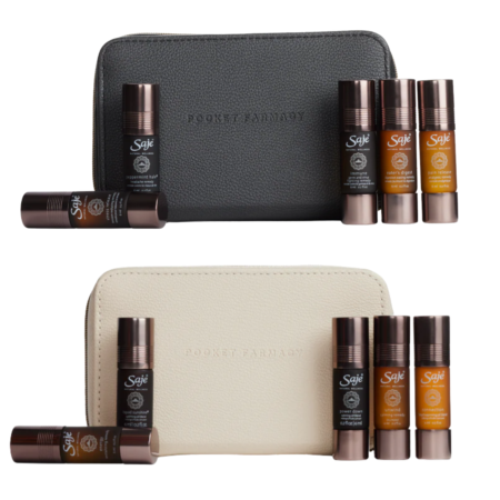 Saje Natural Wellness Pocket Farmacy Physical Best of Saje Remedy Kit&Pocket Farmay Mindfullness Premium Emotional Wellness Kit