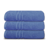 Cuddle Down Portofino 100% Cotton Bath Towel Set of 3 - Twilight