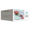 Martha Stewart Summersol 6 Piece Round Glass Mixing Bowl with Lids - Martha Blue