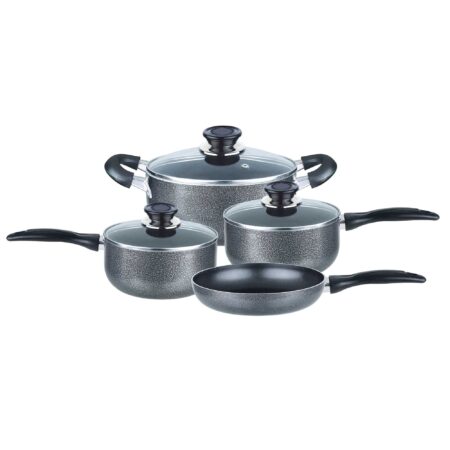 Brentwood 7 Piece Cookware Set - Granite