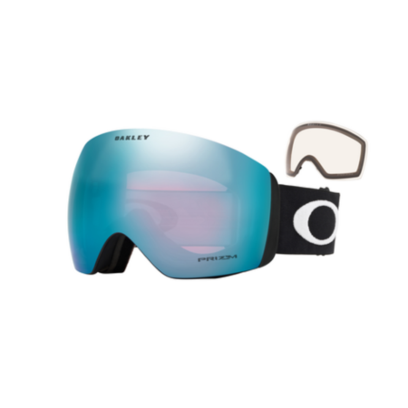 Oakley Goggles Flight Deck L Black w/Saph & Prizm Clear