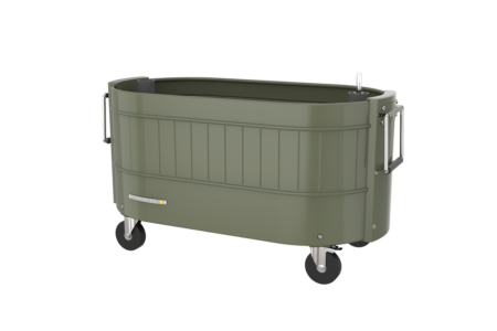 Permasteel Garden Bed with Self-Watering System - Army Green