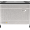 Permasteel 80QT Rolling Cooler - Galvanized Steel
