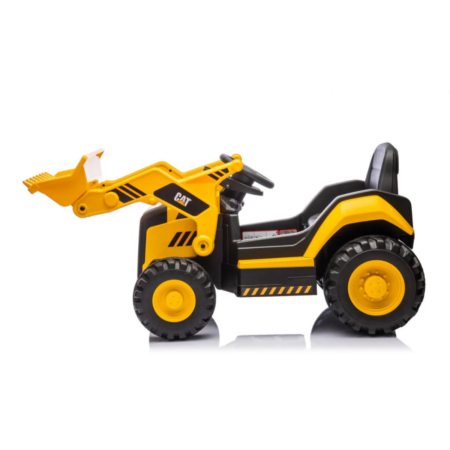 Freddo CAT Loader 12V 1 Seater Ride On - Yellow/Black
