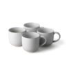 Fable Mugs 4pc - Stone Blue