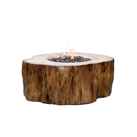 Elementi Manchester Fire Table Redwood - Natural Gas