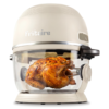 Fritaire Self-Cleaning Glass Bowl Air Fryer - White