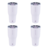 Grosche Yukon 30oz Insulated Travel Tumbler-Lavender-Set of 4