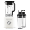 KitchenAid Pure Power Blender with 2 x Personal Blender Jars - Porcelain White