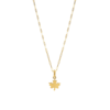Hillberg & Berk Maple Leaf Necklace - Gold
